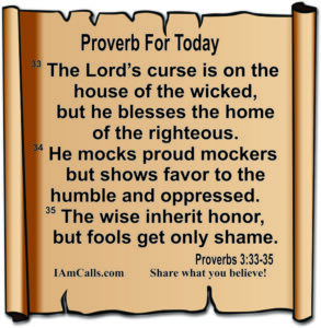 God resists the proud