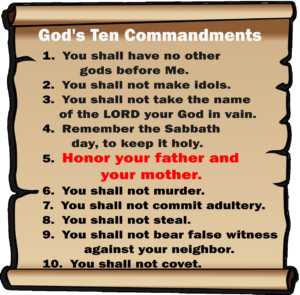 The Fifth Commandment – Honor Your Parents