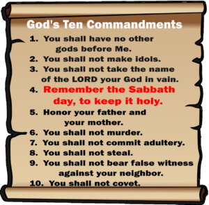 The Fourth Commandment – The Sabbath